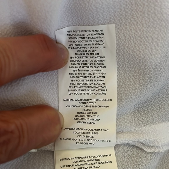 MICHAEL KORS NWOT Long Bell Smock Detail Sleeve White Blouse, Size M - Picture 11 of 11